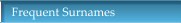 Frequent Surnames