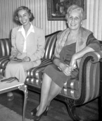 Marie Marthe (Goyetche) Pond (on the right) of Galveston, TX & Marie Pond (1953)