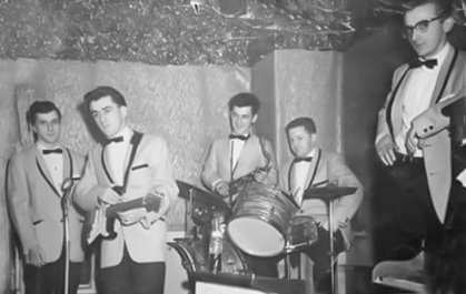 Clarence & Gerald Goyetche with the Rockin' Rockets of Halifax, NS (circa 1956)