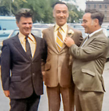 Brothers Gus Goyetche of London, ON; Ray of Montreal, QC; & Henry of Everett, MA (1973)